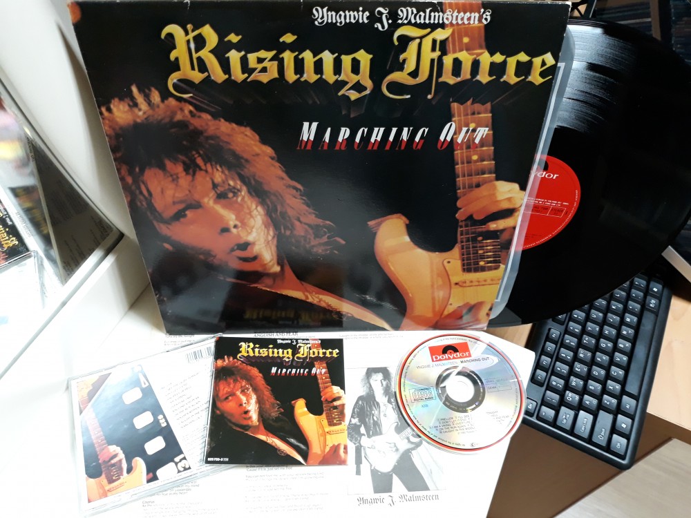 Yngwie J. Malmsteen's Rising Force - Marching Out Vinyl, CD Photo ...