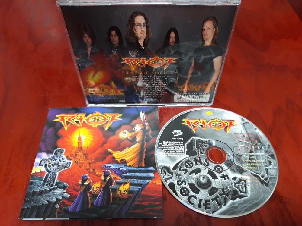 Riot - Sons of Society CD Photo | Metal Kingdom
