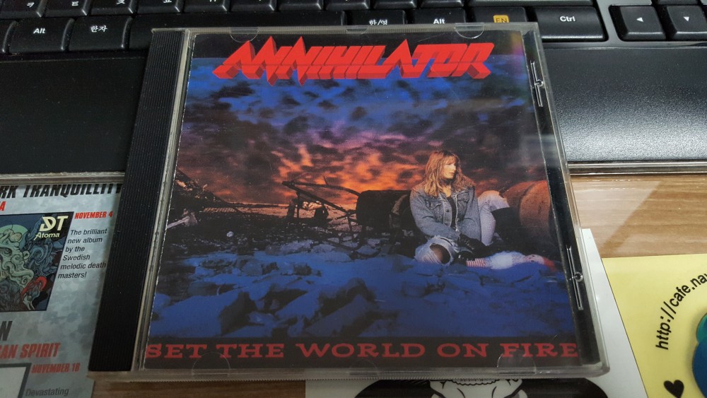 Annihilator - Set the World on Fire CD Photo | Metal Kingdom