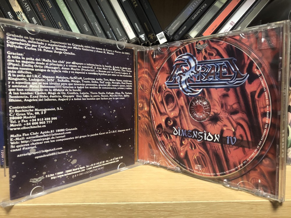 Azrael - Dimensión IV CD Photo | Metal Kingdom