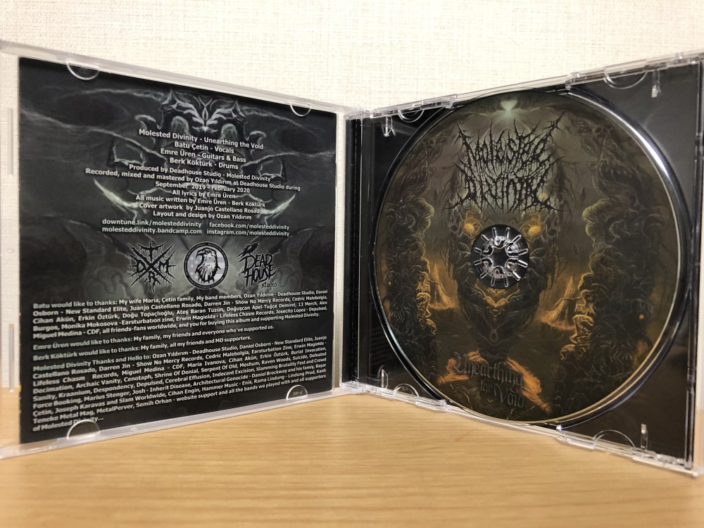 Molested Divinity - Unearthing the Void CD Photo | Metal Kingdom