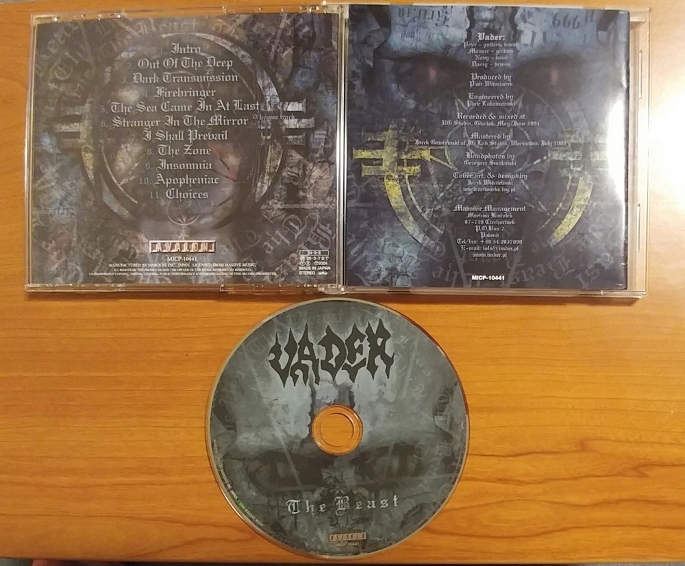 Vader - The Beast CD Photo | Metal Kingdom