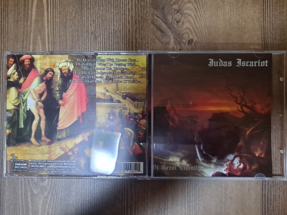 Judas Iscariot - Of Great Eternity CD Photo | Metal Kingdom