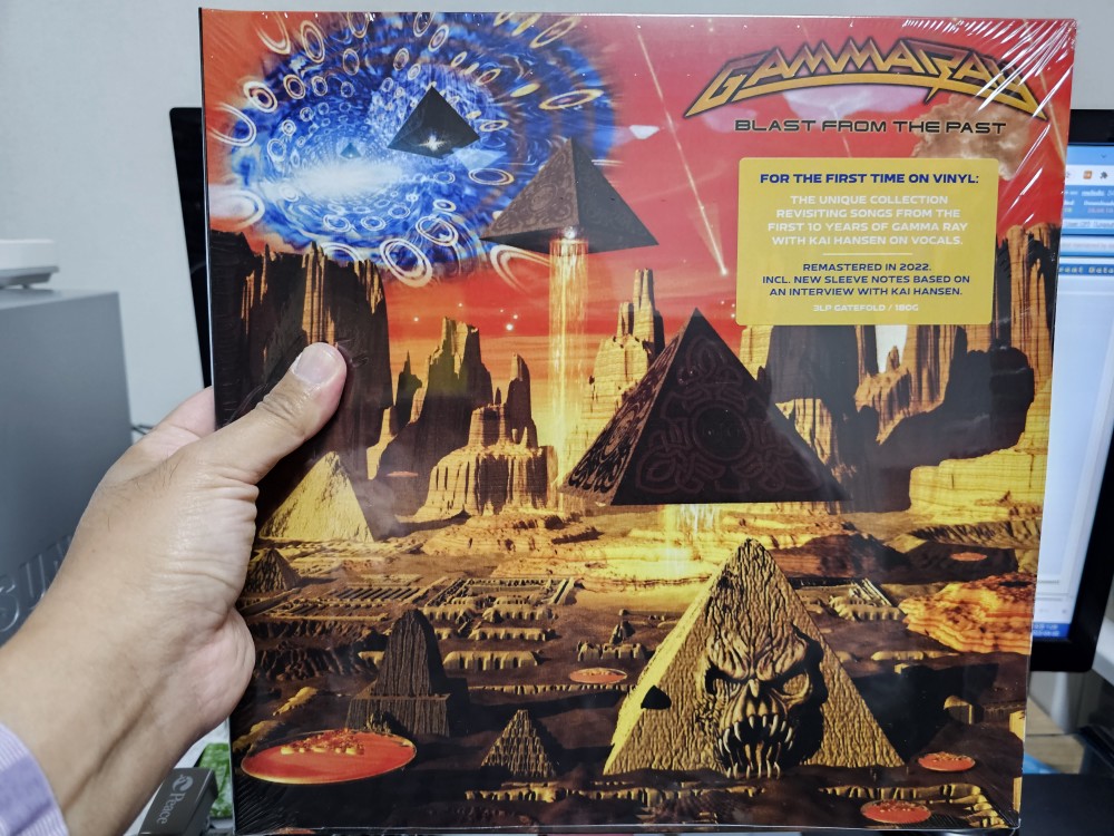 Gamma Ray Blast From The Past Vinyl Photo Metal Kingdom