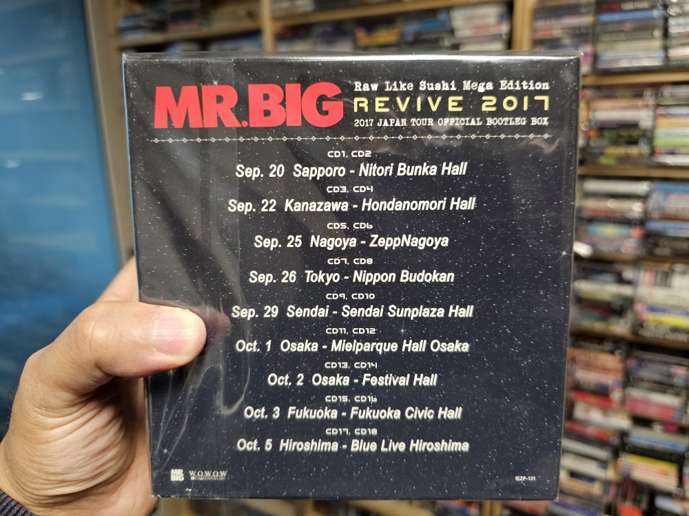 Mr Big Revive 2017 2017 Japan Tour Official Bootleg Box Album Photos View Metal Kingdom