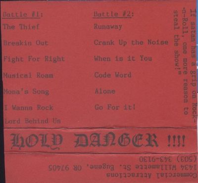 Holy Danger - Demo