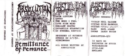 Absolution - Remittance of Penance...