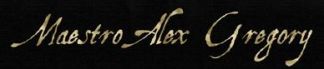 Maestro Alex Gregory logo