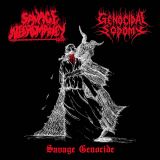 Savage Necromancy / Genocidal Sodomy - Savage Genocide cover art