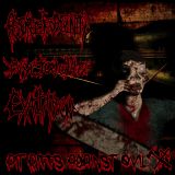 Exaltation / Nyctalopia / Resurrected Divinity - Pit Riffs Against Evil cover art